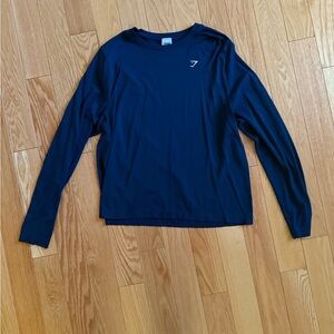 Gymshark Blue Long Sleeve Shirt